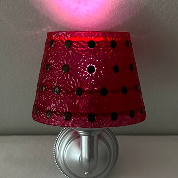 AMERICAN GIRL Grand Hotel Wall Lamp Pink Sconce Light Replacement WORKS! - Picture 2 of 6